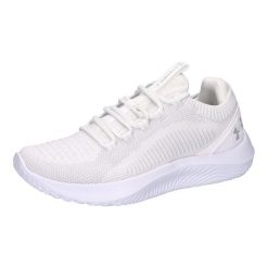 Buty do treningu biegowego Under Armour Dynamic 2. Białe buty turystyczne Under Armour, bez wzorów, z gumy, bez zapięcia, do biegania. Za 431.80 zł.