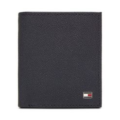 Duży Portfel Męski Tommy Hilfiger. Niebieskie portfele Tommy Hilfiger, bez wzorów. Za 319.99 zł.