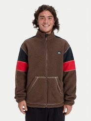 Quiksilver Polar Clean Coast Block EQYPF03065 Brązowy Loose Fit. Brązowe bluzy z polaru Quiksilver, l, bez wzorów, z polaru, bez kaptura. Za 159.99 zł.