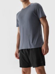 4F Spodenki treningowe 4Way Stretch męskie - czarne XXL. Czarne krótkie spodenki sportowe 4F, l, bez wzorów, z elastanu. Za 99.99 zł.