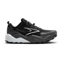 Buty do biegania męskie Brooks Caldera 8. Czarne buty do biegania Brooks, bez wzorów, z materiału, bez zapięcia, do biegania. Za 869.00 zł.