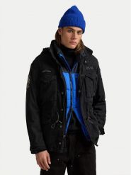 Polo Ralph Lauren Kurtka przejściowa 710955784001 Czarny Regular Fit. Czarne kurtki Polo Ralph Lauren, m, bez wzorów, z bawełny, bez kaptura. Za 1,899.00 zł.