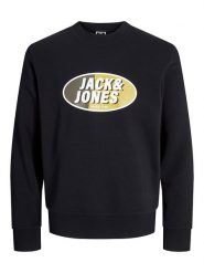 Jack & Jones Bluza "Coray" w kolorze czarnym rozmiar: M. Czarne bluzy Jack & Jones, m, bez wzorów, bez kaptura. Za 66.31 zł.