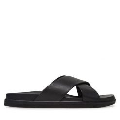 Klapki Jack&Jones. Czarne klapki Jack&Jones. Za 169.99 zł.