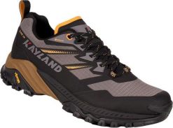 Buty trekkingowe Kayland Duke Lite Gore-Tex brązowo-szare. Brązowe buty turystyczne Kayland, bez wzorów, z gore-texu, bez zapięcia, trekkingowe, gore-tex. Za 669.00 zł.
