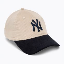 Czapka z daszkiem New Era Block Cord 9Twenty New York Yankees. Brązowe czapki z daszkiem New Era, na zimę, bez wzorów. Za 119.99 zł.