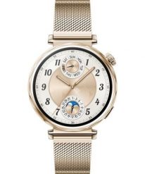 Huawei WATCH GT 5 41mm | Inteligentny zegarek | GPS (satelitarny) | Dioda AMOLED | 1,32 cala | Złoto. Żółte zegarki smartwatch Huawei, bez wzorów. Za 1,100.99 zł.