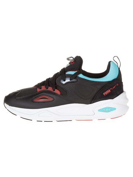 Puma Sneakersy "TRC BLAZE TECH" w kolorze czarno-biało-błękitnym rozmiar: 44,5. Białe buty sportowe casual Puma, bez wzorów, bez zapięcia. Za 176.08 zł.