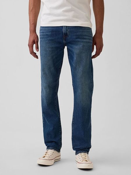 GAP Dżinsy - Slim fit - w kolorze granatowym rozmiar: W32/L32. Niebieskie jeansy GAP, l. Za 152.12 zł.