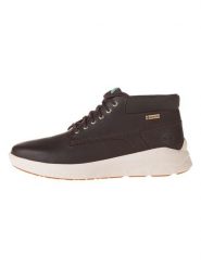 Timberland Skórzane sneakersy w kolorze brązowym rozmiar: 40. Brązowe buty sportowe casual Timberland, bez wzorów, bez zapięcia. Za 346.99 zł.
