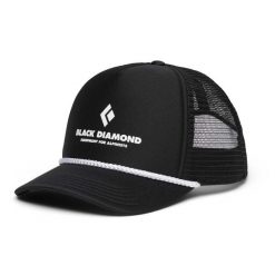 Czapka z daszkiem Black Diamond Flat Bill Trucker. Czarne czapki z daszkiem Black Diamond, bez wzorów. Za 104.99 zł.