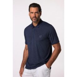 Męska Funkcyjna koszulka polo tenis FLEXNAMIC® rękaw 1/2 do 7 XL. Niebieskie koszulki polo sportowe JAY-PI, m, bez wzorów, z elastanu, bez kołnierzyka, bez ramiączek, tenisowe. Za 195.99 zł.