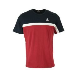 Koszulka Le Coq Sportif Tri SP N°2. Niebieskie t-shirty sportowe le coq sportif, bez wzorów, bez ramiączek. Za 194.50 zł.