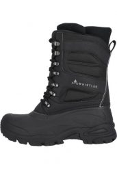 Buty zimowe Whistler Ferday. Czarne buty turystyczne WHISTLER, na zimę, bez wzorów, z futra, bez zapięcia, trekkingowe. Za 337.50 zł.