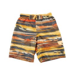 Second life - Męskie pomarańczowe szorty kąpielowe - Jak nowy. Brązowe kąpielówki Nike, m, bez wzorów. Za 106.46 zł.