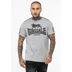 Koszulka Lonsdale Stour. Czarne t-shirty sportowe Lonsdale, bez wzorów, bez ramiączek, na fitness i siłownię. Za 136.50 zł.