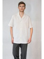 Marks & Spencer Koszula w kolorze kremowym rozmiar: M. Zielone koszule Marks & Spencer, m, bez wzorów, z bawełny, bez kołnierzyka, bez ramiączek. Za 36.94 zł.