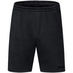 Szorty Jako Challenge. Czarne krótkie spodenki sportowe JAKO, s, bez wzorów, z dzianiny. Za 225.35 zł.