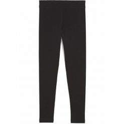Młodzieżowe legginsy ESS PUMA Black. Czarna legginsy długie sportowe Puma, m, bez wzorów, z gumy, na jogę i pilates. Za 109.00 zł.