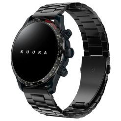 Kuura Inteligentny Zegarek FM2 - Czarny. Czarne, cyfrowe zegarki KUURA. Za 349.00 zł.