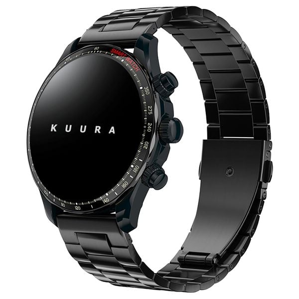 Kuura Inteligentny Zegarek FM2 - Czarny. Czarne, cyfrowe zegarki KUURA. Za 349.00 zł.
