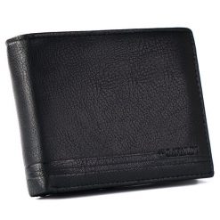 Portfel czarny Cavaldi M538-PU. Czarne portfele 4U Cavaldi, bez wzorów, ze skóry ekologicznej. Za 44.00 zł.