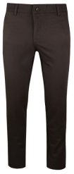 Materiałowe Spodnie Męskie, Eleganckie - Rigon - Brązowe. Brązowe eleganckie spodnie Rigon, m, z elastanu, eleganckie. Za 219.00 zł.
