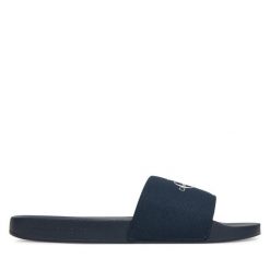 Klapki Calvin Klein Jeans. Niebieskie klapki Calvin Klein Jeans, z jeansu. Za 99.99 zł.
