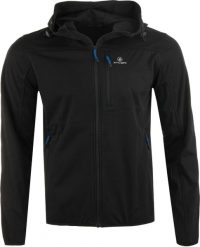 Męska kurtka softshell Athl. Dpt Agar czarny 2XL. Czarne kurtki ZUMBA WEAR, l, bez wzorów, z materiału, bez kaptura. Za 335.99 zł.