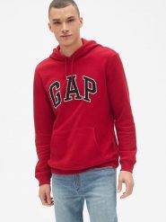 GAP Bluza w kolorze czerwonym rozmiar: XXL. Czerwone bluzy GAP, xxl, bez wzorów, z kapturem. Za 95.69 zł.