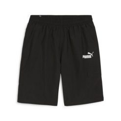 Męskie szorty cargo z tkaniny ESS PUMA Black. Czarne szorty Puma, l, bez wzorów, z tkaniny, sportowe. Za 161.50 zł.