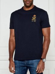 Ralph Lauren Underwear Koszulka w kolorze granatowym rozmiar: L. Niebieskie bezrękawniki Ralph Lauren Underwear, l, bez wzorów, z bawełny, bez kołnierzyka, bez ramiączek. Za 336.61 zł.