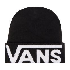 Czapka Vans. Czarne czapki zimowe Vans, bez wzorów. Za 129.99 zł.