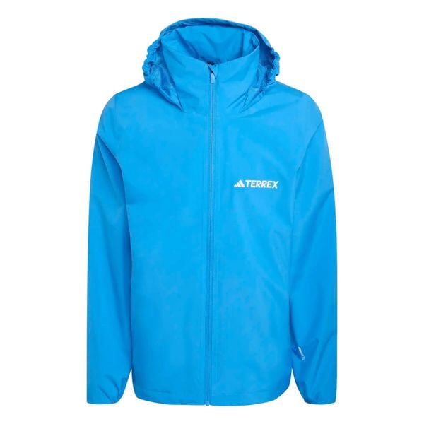 Kurtka wodoodporna adidas Terrex Multi Essentials 2. Niebieskie kurtki Adidas, l, bez wzorów, z materiału, bez kaptura. Za 294.50 zł.