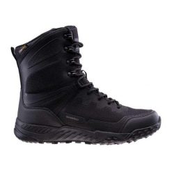 Męskie Wodoodporne Buty Bojowe Bondsteel O Wysokim Kroju. Czarne buty turystyczne MAGNUM, bez wzorów, z gumy, bez zapięcia, trekkingowe. Za 556.90 zł.
