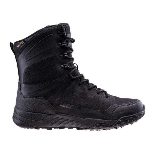 Męskie Wodoodporne Buty Bojowe Bondsteel O Wysokim Kroju. Czarne buty turystyczne MAGNUM, bez wzorów, z gumy, bez zapięcia, trekkingowe. Za 488.87 zł.