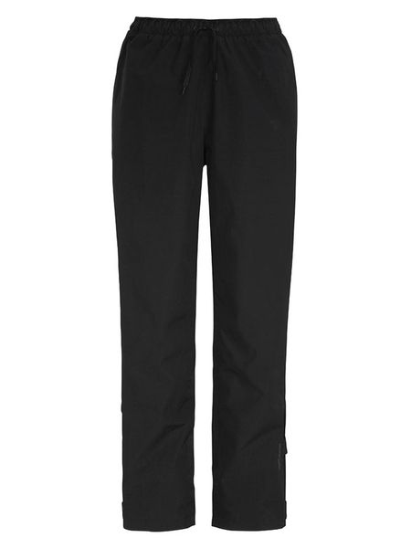 Didriksons Spodnie przeciwdeszczowe "Grit" w kolorze czarnym rozmiar: XXL. Czarne spodnie treningowe długie Didriksons, xxl, bez wzorów. Za 139.54 zł.