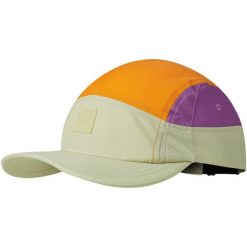 Czapka z daszkiem BUFF 5 PANEL GO CAP DOMUS APRICOT. Zielone czapki z daszkiem Buff, bez wzorów. Za 169.90 zł.