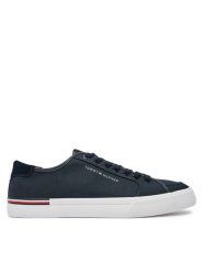 Tommy Hilfiger Tenisówki Core Corporate Vulc Canvas FM0FM05398 Granatowy. Niebieskie trampki Tommy Hilfiger, m, bez wzorów, bez zapięcia. Za 229.99 zł.