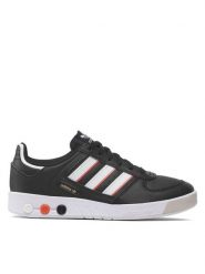 Adidas Sneakersy G.S. Court GX7029 Czarny. Czarne buty sportowe casual Adidas, bez wzorów, ze skóry, bez zapięcia. Za 329.99 zł.