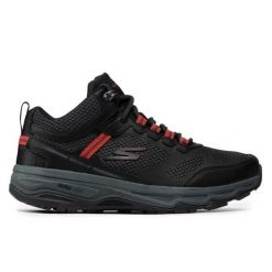 Buty trekkingowe męskie SKECHERS GO RUN TRAIL ALTITUD skóra. Czarne trekkingi Skechers, bez wzorów, ze skóry, bez zapięcia. Za 343.00 zł.