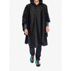 Peleryna turystyczna CMP Nexus Unisex Poncho Fix Hood. Czarne kurtki przeciwdeszczowe CMP, m, bez wzorów, bez kaptura. Za 151.99 zł.