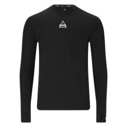 Koszulka termoaktywna SOS Nuuk. Czarne bielizna termoaktywna SOS, na zimę, m, bez wzorów, bez ramiączek, narciarskie. Za 377.00 zł.