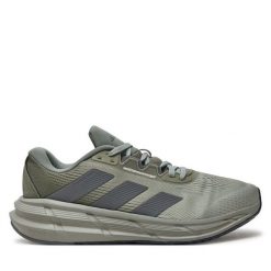 Buty do biegania adidas. Zielone buty do biegania Adidas, bez wzorów, bez zapięcia, do biegania. Za 229.99 zł.
