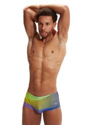 Majtki Speedo Allover Digi 14 Cm – Czarno-Fioletowe – Rozmiar 40. Czarne slipy i bokserki Speedo, m, bez wzorów. Za 221.29 zł.