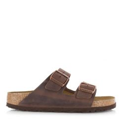 Klapki unisex Birkenstock Arizona. Brązowe klapki Birkenstock, z materiału. Za 751.00 zł.