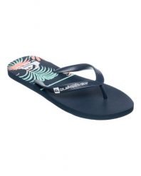 Klapki JAVA GOOD PALM Niebieski Mężczyźni. Niebieskie klapki Quiksilver, z gumy. Za 89.00 zł.