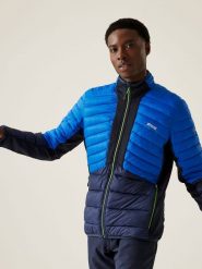 Regatta Kurtka hybrydowa "Leedre" w kolorze niebieskim rozmiar: M. Niebieskie kurtki outdoor i hardshell Regatta, m, bez wzorów, z materiału, bez kaptura. Za 175.26 zł.