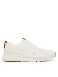 Clarks Sneakersy Motion Trek MX 26181985 Biały. Białe buty sportowe casual Clarks, bez wzorów, z materiału, bez zapięcia. Za 319.99 zł.