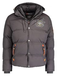 Geographical Norway Kurtka zimowa w kolorze szarym rozmiar: L. Szare kurtki Geographical Norway, na zimę, l, z aplikacjami, bez kaptura. Za 342.91 zł.